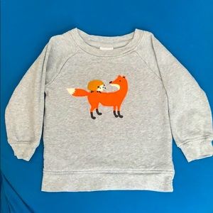 Fox and Hedgehog Sweatshirt Hanna Andersson